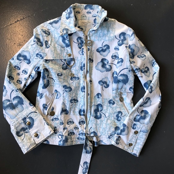 dior baby blue jacket
